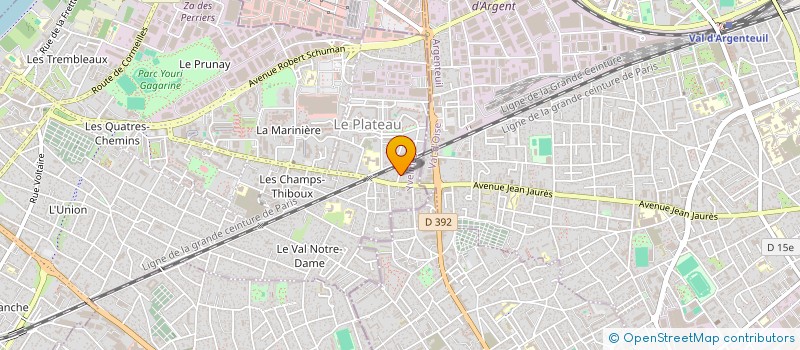 localisation de l'entreprise SARRAZIN  SARTROUVILLE