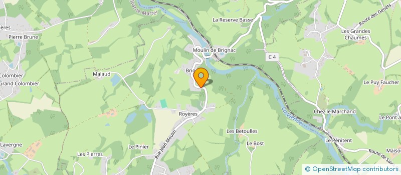 localisation de l'entreprise SARRAZIN à BELLAC