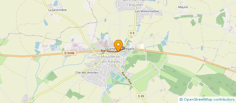 localisation de l'entreprise SARRAZIN  MOUILLERON-SAINT-GERMAIN