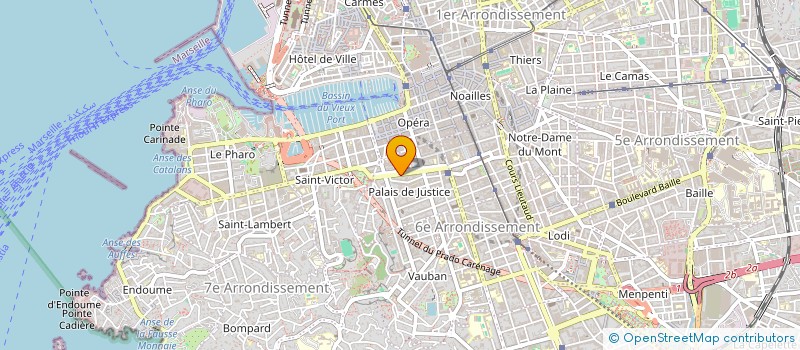 localisation de l'entreprise SARRAZIN ET ASSOCIES  MARSEILLE