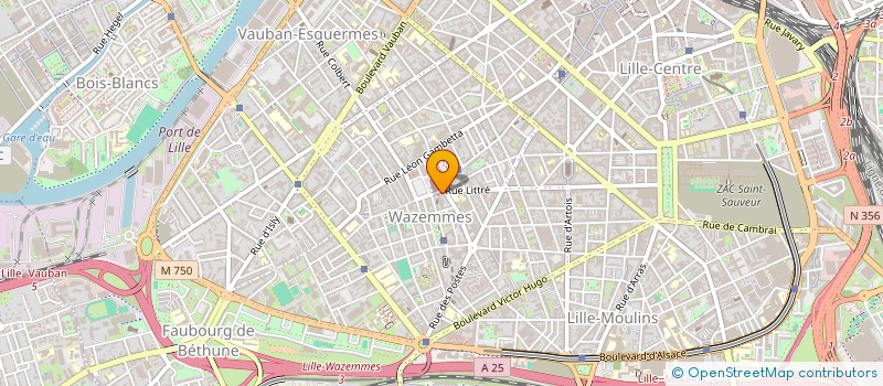 localisation de l'entreprise SARRAZZINS 2 à LILLE