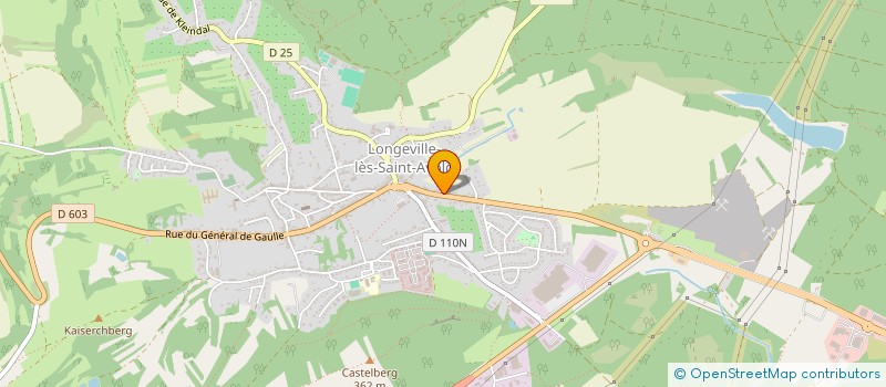 localisation de l'entreprise SARRE ET MOSELLE à LONGEVILLE-LES-SAINT-AVOLD