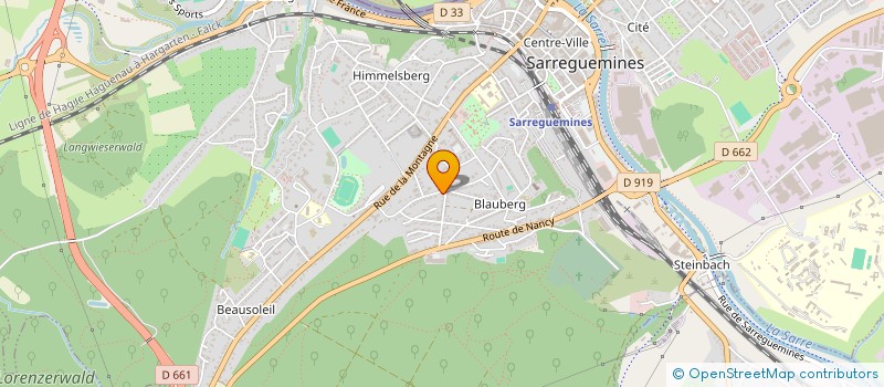 localisation de l'entreprise SARRE - PCP à SARREGUEMINES