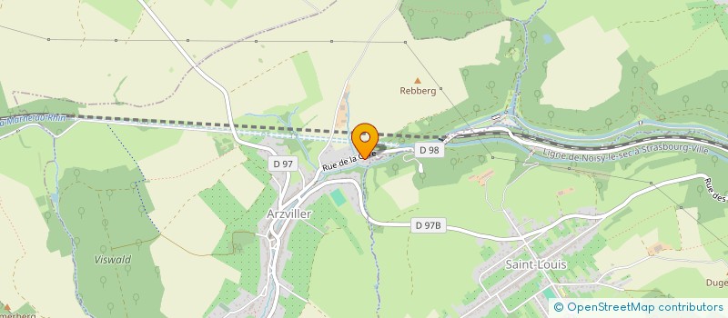 localisation de l'entreprise SARREBOURG TENNIS DE TABLE  ARZVILLER