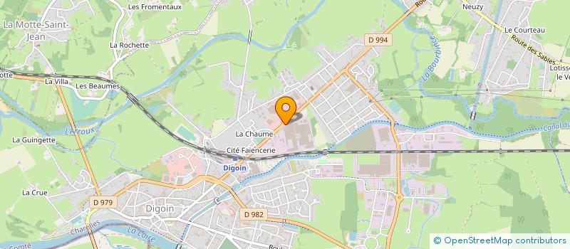 localisation de l'entreprise SARREGUEMINES VAISSELLE à DIGOIN