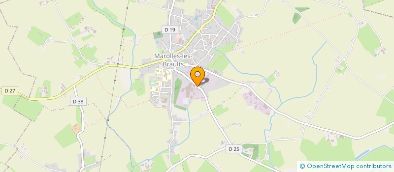 localisation de l'entreprise SARREL à MAROLLES-LES-BRAULTS