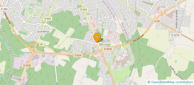 localisation de l'entreprise SARREMEJEAN LANDES  SAINT-PIERRE-DU-MONT