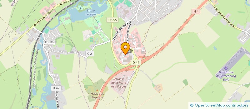 localisation de l'entreprise SARREMOB à SARREBOURG