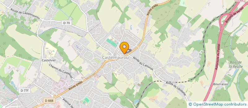 localisation de l'entreprise SARRET IMMOBILIER  CASTELMAUROU