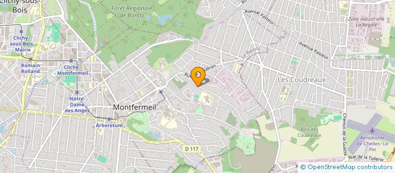 localisation de l'entreprise SARRETTE 75 à MONTFERMEIL