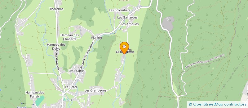 localisation de l'entreprise SARRIA  AUTRANS-MEAUDRE EN VERCORS