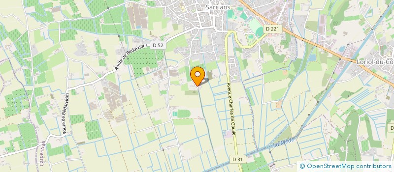 localisation de l'entreprise SARRIANS ELECTROMENAGER  SARRIANS