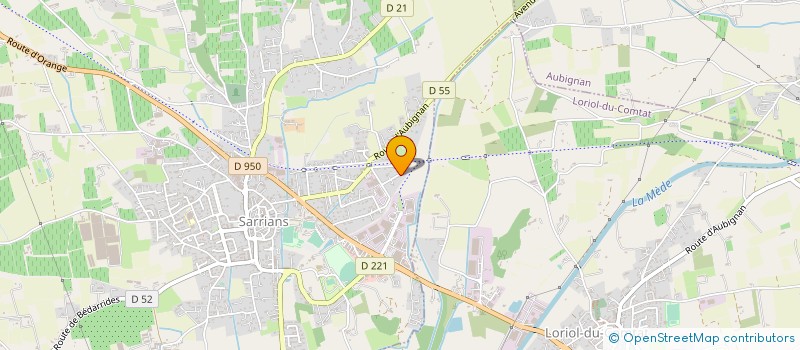 localisation de l'entreprise SARRIANS SPORTS LOISIRS à SARRIANS