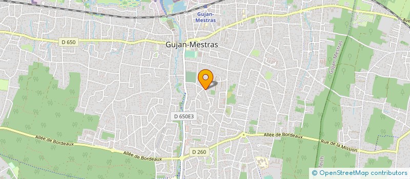 localisation de l'entreprise SARROBAT à GUJAN-MESTRAS