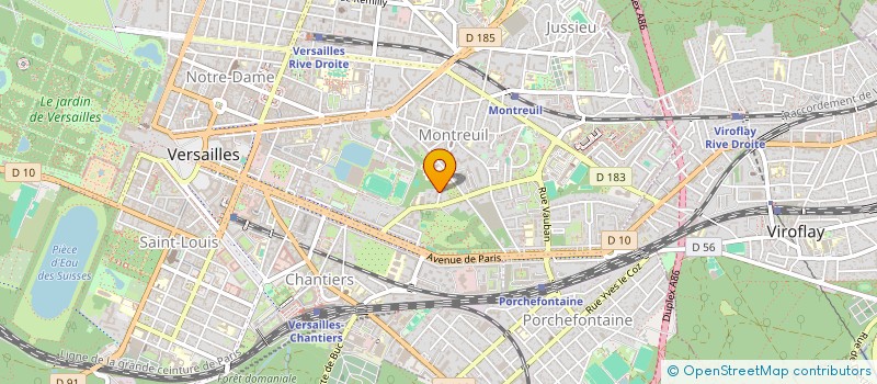 localisation de l'entreprise SARROUY SIU ET SARROUY ALAIN à VERSAILLES