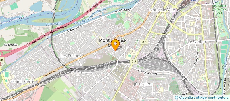 localisation de l'entreprise SARSY  MONTIGNY-LES-METZ