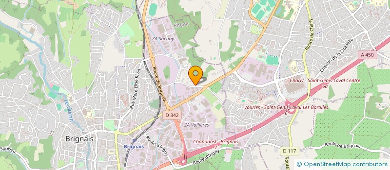 localisation de l'entreprise SART'IMMO  BRIGNAIS