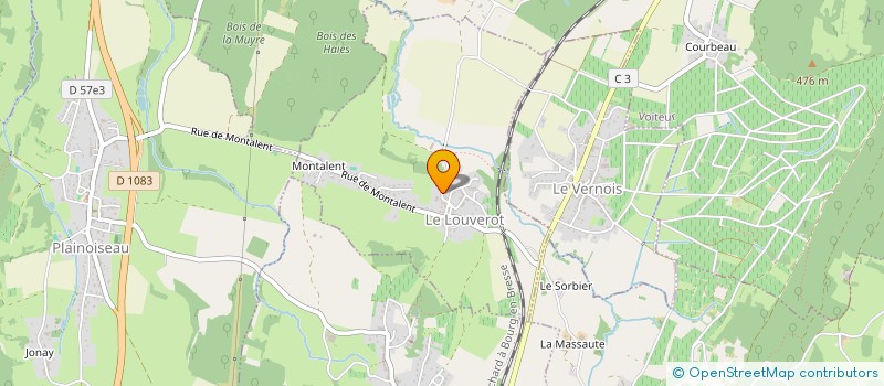 localisation de l'entreprise SART SEVERINE  LE LOUVEROT