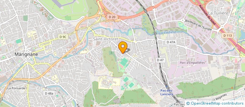 localisation de l'entreprise SARTE DEPANNAGE INSTALLATION MAINTENANCE  SAINT-VICTORET