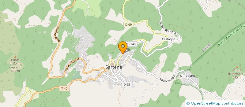 localisation de l'entreprise SARTELEC à SARTENE