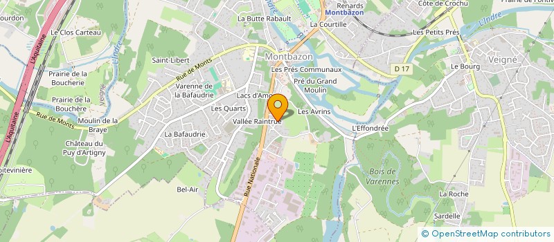 localisation de l'entreprise SARTEN  MONTBAZON