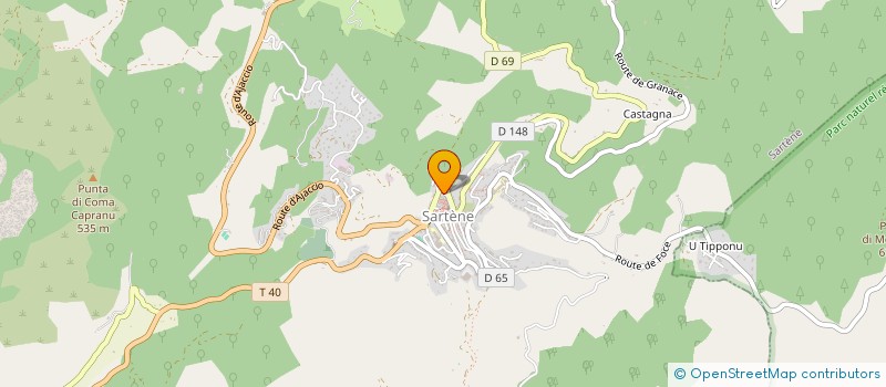 localisation de l'entreprise SARTENE TRAVAUX PUBLICS à SARTENE