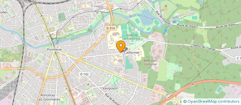 localisation de l'entreprise SARTH'ELAN à LE MANS