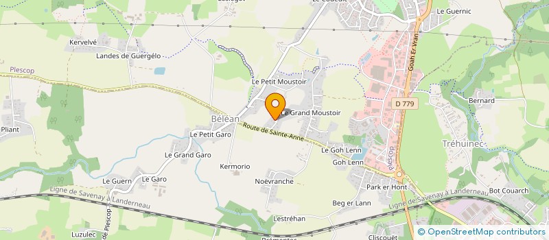 localisation de l'entreprise SARTHAUB  PLESCOP