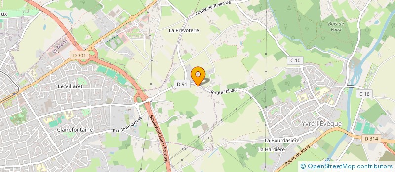 localisation de l'entreprise SARTHE ENERGIE  LE MANS
