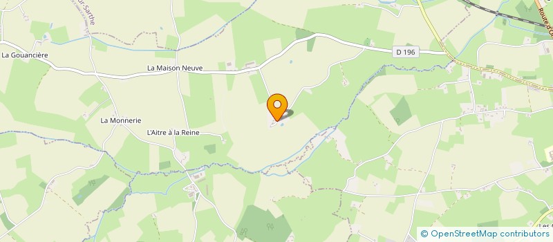 localisation de l'entreprise SARTHE SERVICE CONSTRUCTION  SAINT CHRISTOPHE DU JAMBET