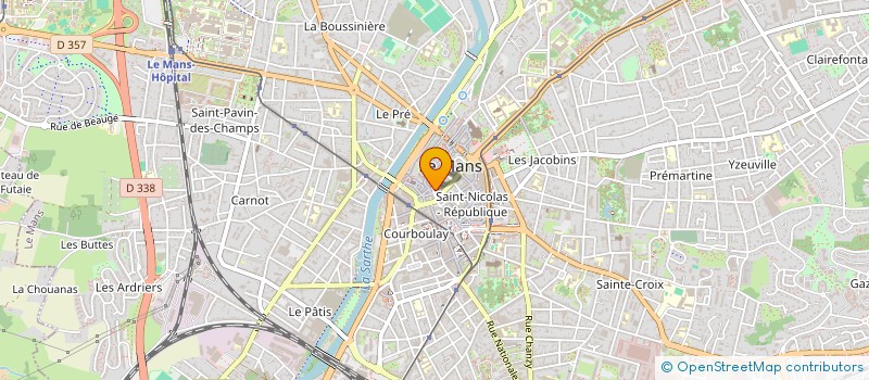 localisation de l'entreprise SARTHE SERVICES à LE MANS
