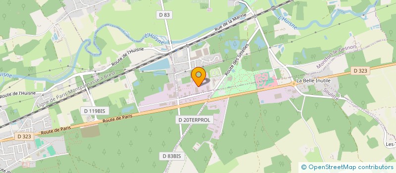 localisation de l'entreprise SARTHE SOLAIRE  MONTFORT-LE-GESNOIS