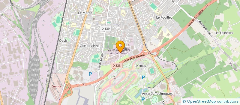 localisation de l'entreprise SARTHE TRANSPORTS à LE MANS