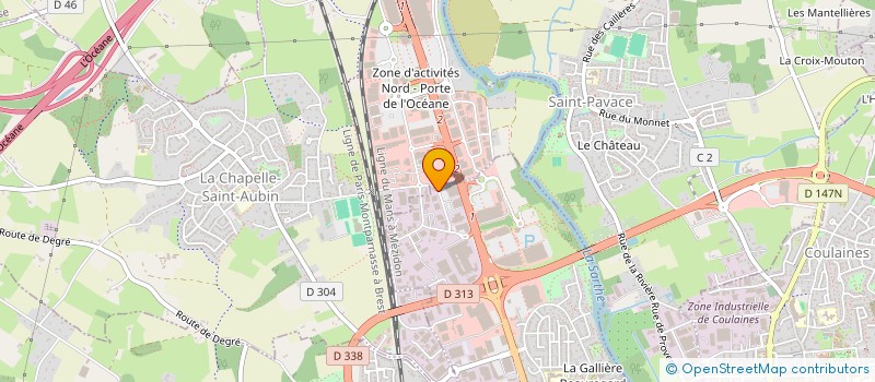 localisation de l'entreprise SARTHELIO  LE MANS