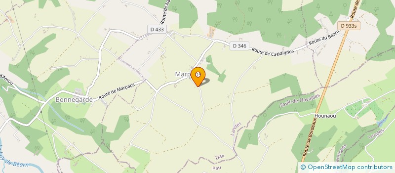 localisation de l'entreprise SARTHOU  SAINT-CRICQ-CHALOSSE