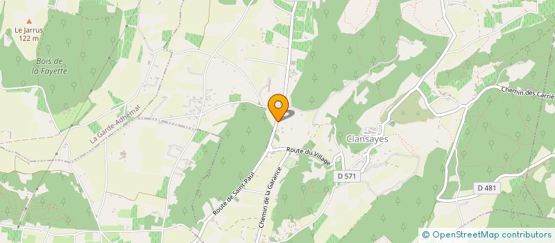 localisation de l'entreprise SARTHOU-MOUTENGOU  SAINT-PAUL-TROIS-CHATEAUX