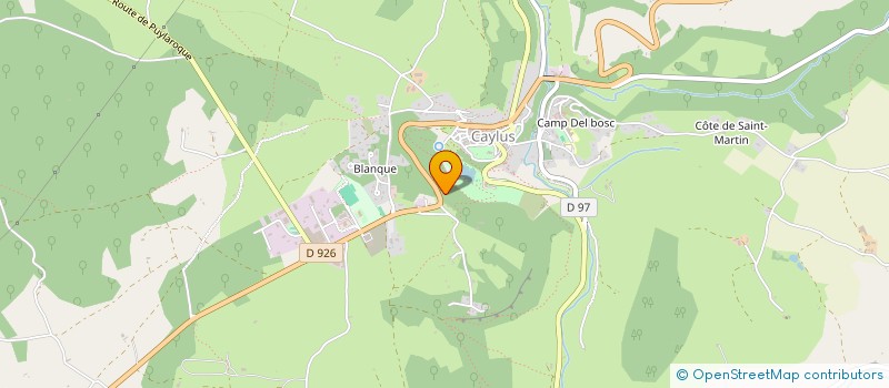 localisation de l'entreprise SARTO  CAYLUS