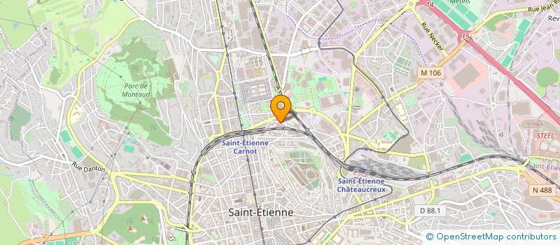 localisation de l'entreprise SARTORELLO  SAINT-ETIENNE