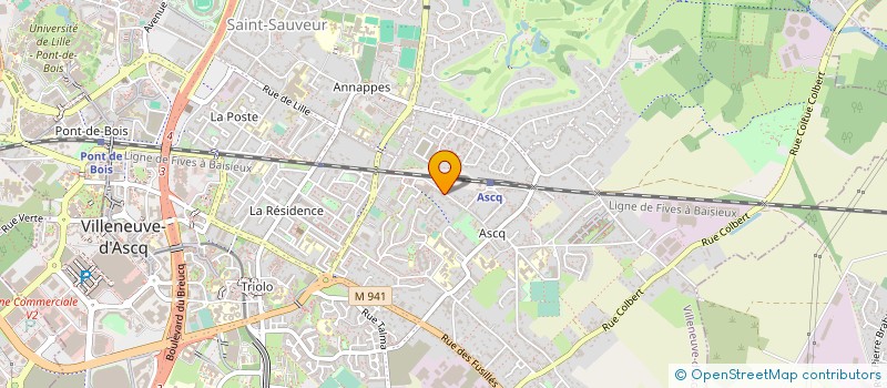 localisation de l'entreprise SARTORIUS MOBILIER à VILLENEUVE-D'ASCQ