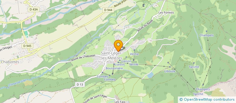 localisation de l'entreprise SARTOUX  SAINT-LEGER-LES-MELEZES