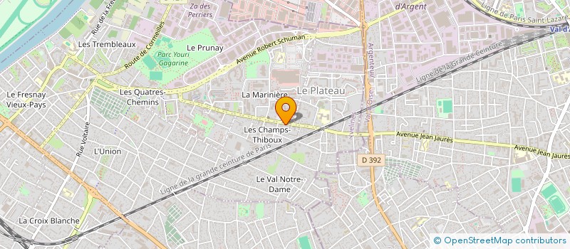 localisation de l'entreprise SARTRO COIFFURE  SARTROUVILLE