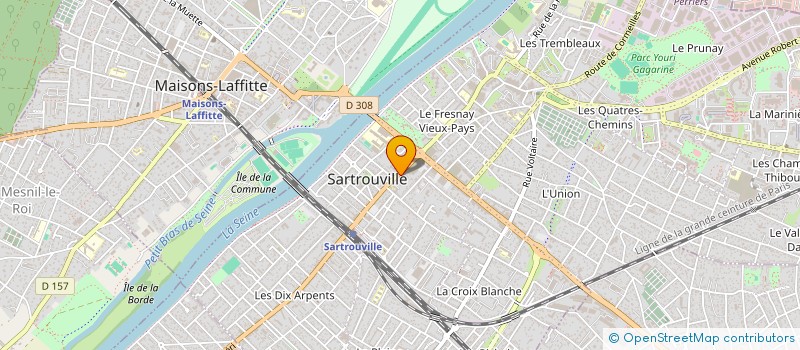 localisation de l'entreprise SARTROU'VRAC  SARTROUVILLE