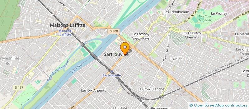 localisation de l'entreprise SARTROUVILLE IMMOBILIER  SARTROUVILLE