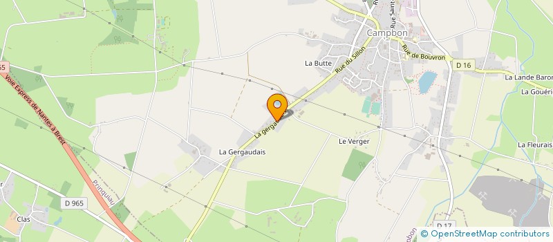 localisation de l'entreprise SARU COUVERTURE  CAMPBON