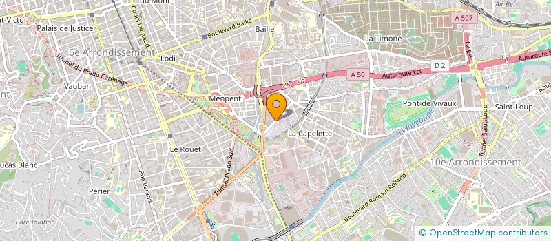 localisation de l'entreprise SARVADA à MARSEILLE