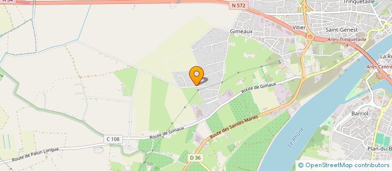 localisation de l'entreprise SARVICEP  ARLES