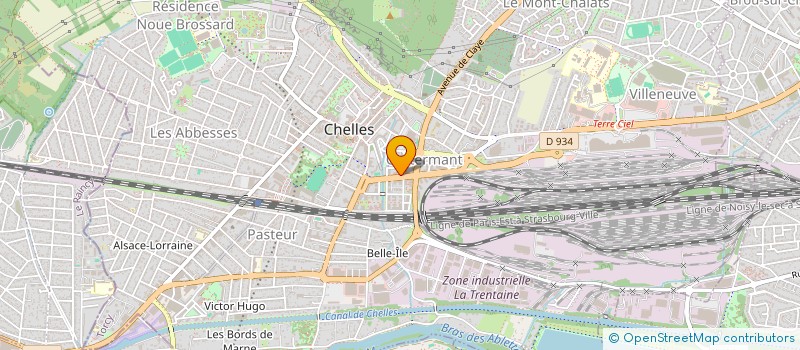 localisation de l'entreprise SARWIN EXPRESS  CHELLES