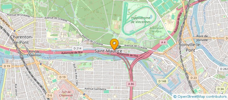 localisation de l'entreprise SARY à SAINT-MAURICE