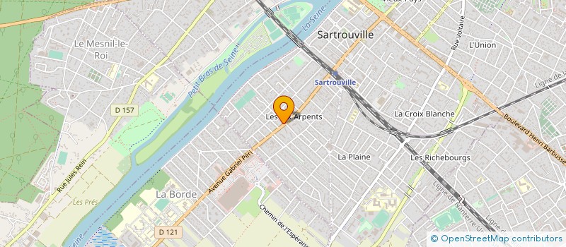 localisation de l'entreprise SARY EUROPE à SARTROUVILLE