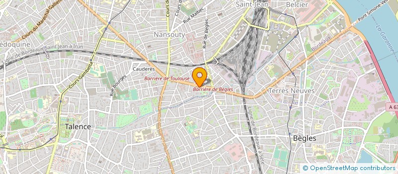 localisation de l'entreprise SARYA à BORDEAUX